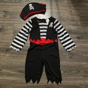 Toddler pirate costume